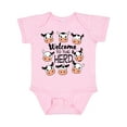 thumbnail image 1 of Inktastic Welcome to the Herd with Cute Black and White Holstein Cows Boys or Girls Baby Bodysuit, 1 of 5