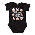 thumbnail image 1 of Inktastic Welcome to the Herd with Cute Black and White Holstein Cows Boys or Girls Baby Bodysuit, 1 of 5