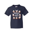 thumbnail image 1 of Inktastic Welcome to the Herd with Cute Black and White Holstein Cows Youth T-Shirt, 1 of 5