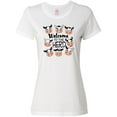 thumbnail image 1 of Inktastic Welcome to the Herd with cute Black and White Holstein Cows Women's T-Shirt, 1 of 5