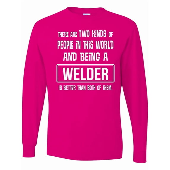Inktastic Welder Funny Job Long Sleeve T-Shirt
