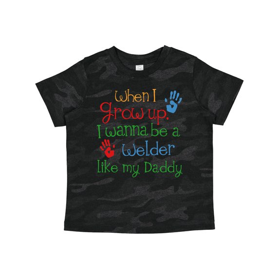 Inktastic Welder Like Daddy Boys or Girls Toddler T-Shirt