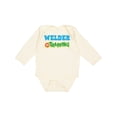thumbnail image 1 of Inktastic Welder in Training Boys or Girls Long Sleeve Baby Bodysuit, 1 of 5