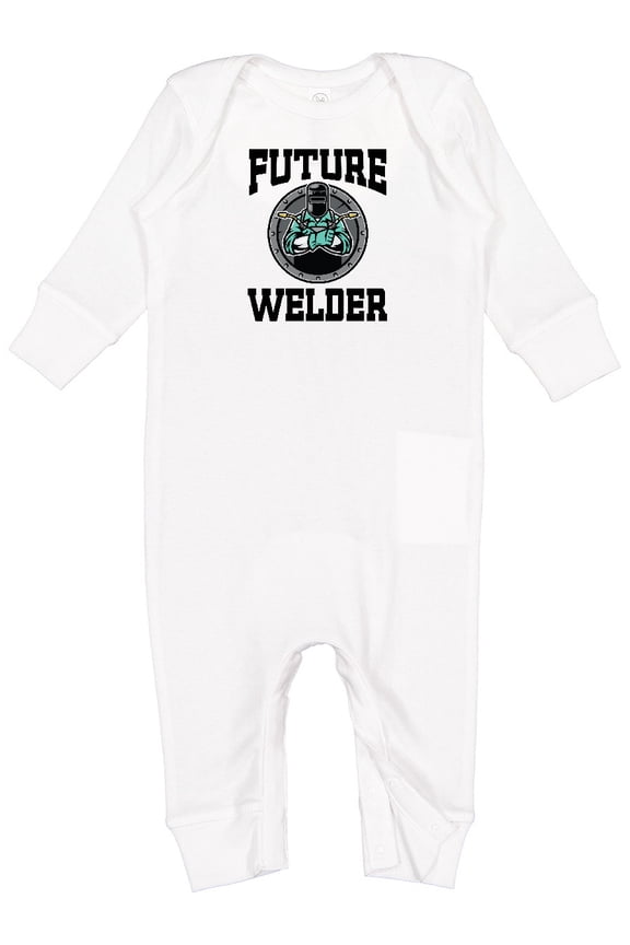 Welding Future Welder Baby Clothes Baby Romper Coveralls