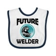 thumbnail image 1 of Inktastic Welding Future Welder Boys Baby Bib, 1 of 4