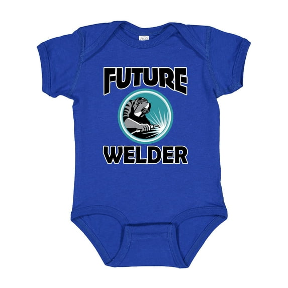 Inktastic Welding Future Welder Boys Baby Bodysuit