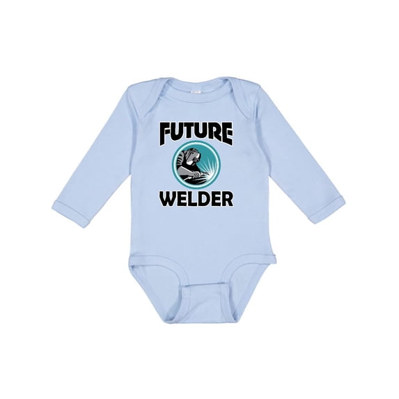 Inktastic Welding Future Welder Boys Long Sleeve Baby Bodysuit