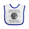 thumbnail image 1 of Inktastic Welding Future Welder Fabricator Boys or Girls Baby Bib, 1 of 4