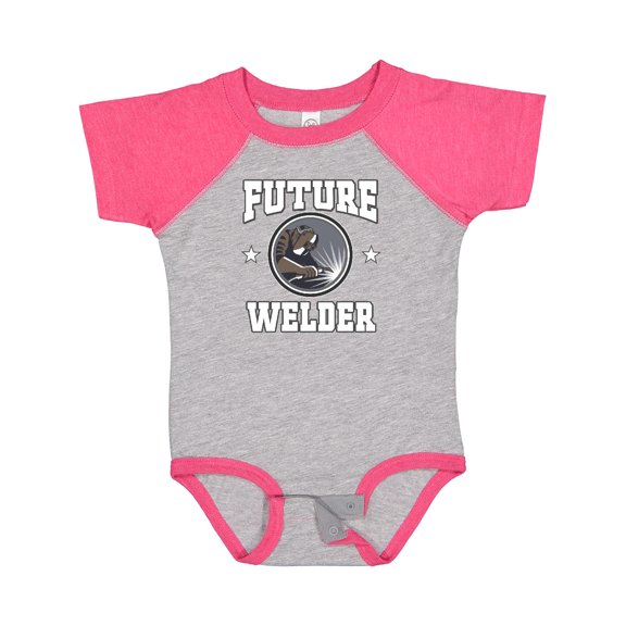 Inktastic Welding Future Welder Fabricator Boys or Girls Baby Bodysuit