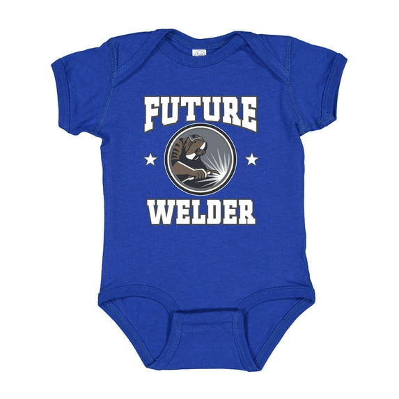 Inktastic Welding Future Welder Fabricator Boys or Girls Baby Bodysuit