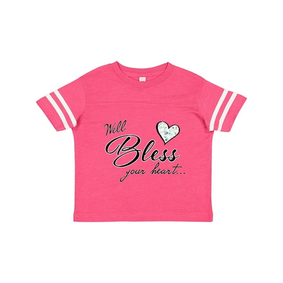 Inktastic Well Bless Your Heart with Calico Print Boys or Girls Toddler T-Shirt