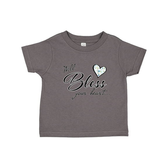 Inktastic Well Bless Your Heart with Calico Print Boys or Girls Toddler T-Shirt