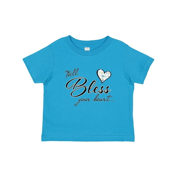 Inktastic Well Bless Your Heart with Calico Print Boys or Girls Toddler T-Shirt