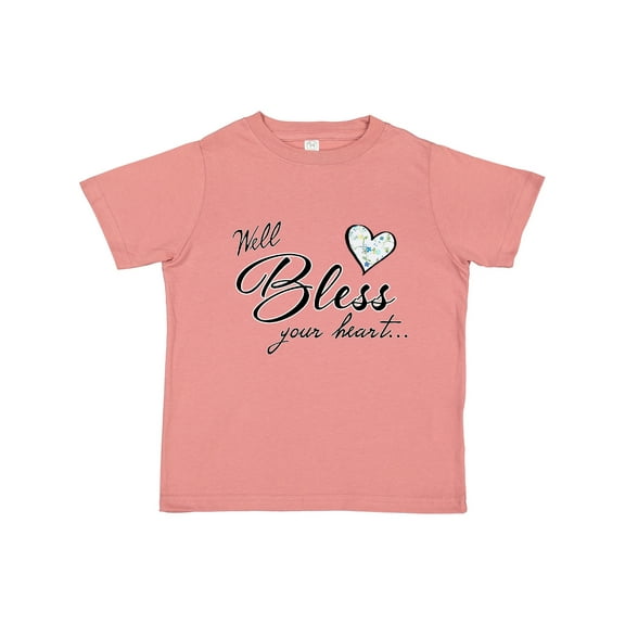Inktastic Well Bless Your Heart with Calico Print Boys or Girls Toddler T-Shirt