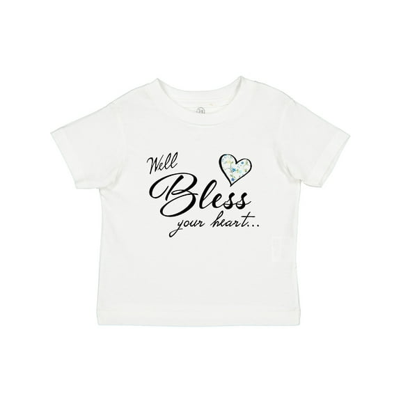 Inktastic Well Bless Your Heart with Calico Print Boys or Girls Toddler T-Shirt