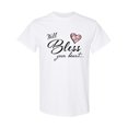 thumbnail image 1 of Inktastic Well Bless Your Heart with Floral Print T-Shirt, 1 of 5