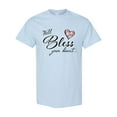 thumbnail image 1 of Inktastic Well Bless Your Heart with Floral Print T-Shirt, 1 of 5