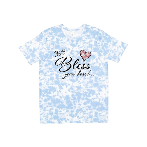 Inktastic Well Bless Your Heart with Floral Print T-Shirt