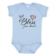 thumbnail image 1 of Inktastic Well Bless your Heart with Floral Print Boys or Girls Baby Bodysuit, 1 of 5