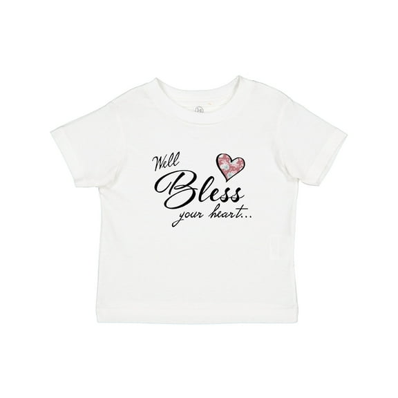 Inktastic Well Bless your Heart with Floral Print Boys or Girls Baby T-Shirt
