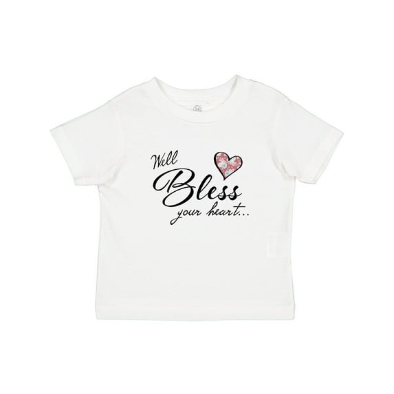 Inktastic Well Bless your Heart with Floral Print Boys or Girls Baby T-Shirt