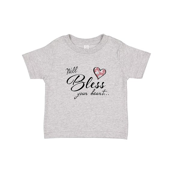 Inktastic Well Bless your Heart with Floral Print Boys or Girls Baby T-Shirt