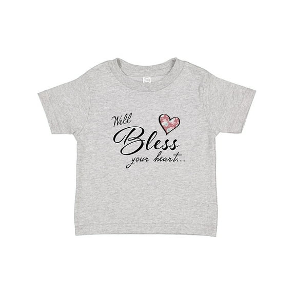Inktastic Well Bless your Heart with Floral Print Boys or Girls Baby T-Shirt