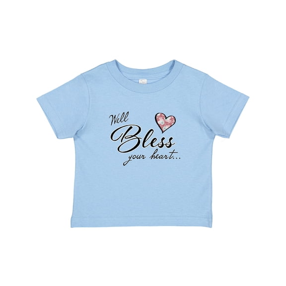 Inktastic Well Bless your Heart with Floral Print Boys or Girls Baby T-Shirt