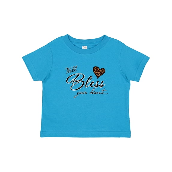 Inktastic Well Bless your Heart with Leopard Print Boys or Girls Baby T-Shirt