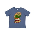 thumbnail image 1 of Inktastic Well-Read Cute Gold Dragon Reading Books Boys or Girls Toddler T-Shirt, 1 of 5