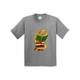 thumbnail image 1 of Inktastic Well-read Cute Gold Dragon Reading Books Youth T-Shirt, 1 of 5
