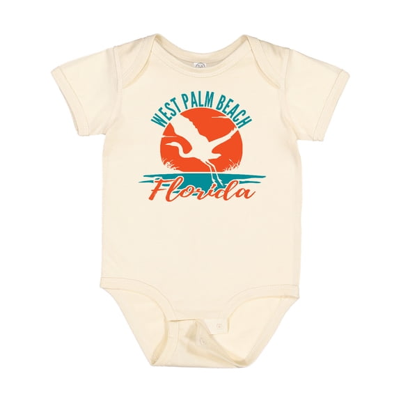 Inktastic West Palm Beach Florida Vacation Boys or Girls Baby Bodysuit