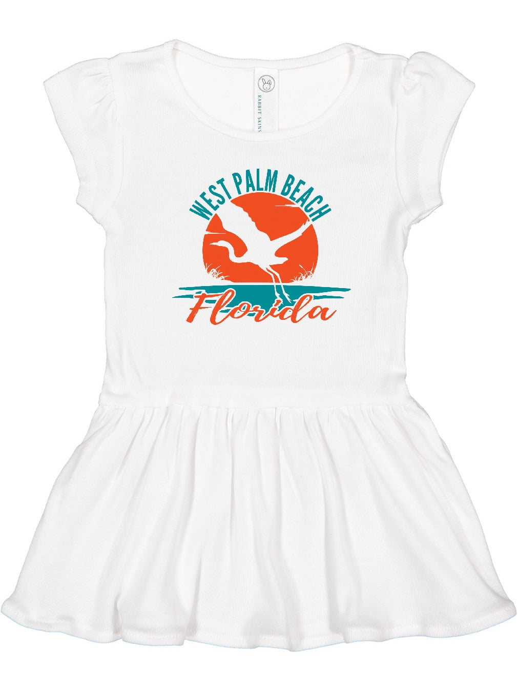 Inktastic West Palm Beach Florida Vacation Girls Toddler Dress - Walmart.com