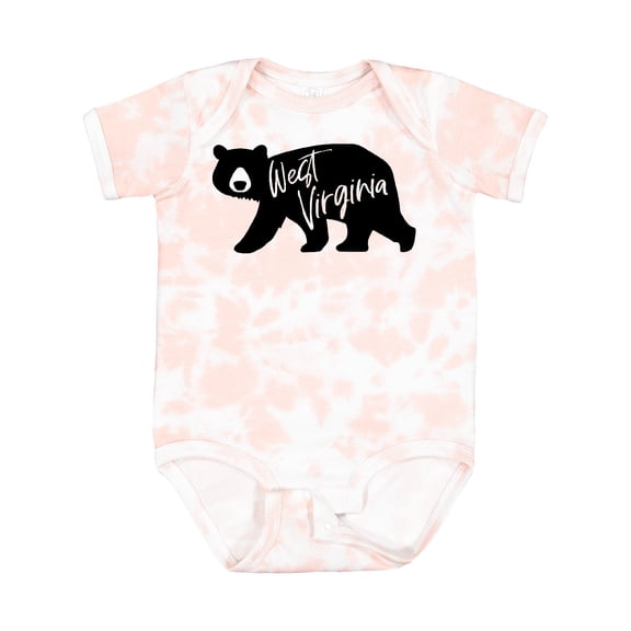 Inktastic West Virginia Black Bear Silhouette Boys or Girls Baby Bodysuit