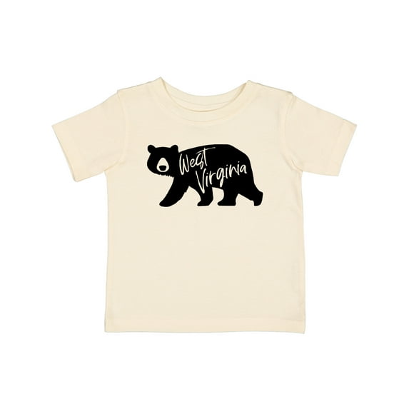 Inktastic West Virginia Black Bear Silhouette Boys or Girls Baby T-Shirt