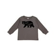 thumbnail image 1 of Inktastic West Virginia Black Bear Silhouette Boys or Girls Long Sleeve Toddler T-Shirt, 1 of 5
