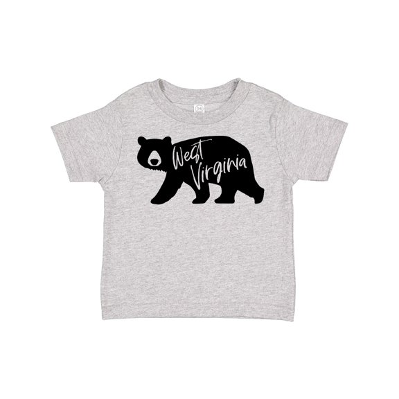 Inktastic West Virginia Black Bear Silhouette Boys or Girls Toddler T-Shirt