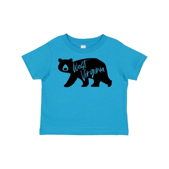 Inktastic West Virginia Black Bear Silhouette Boys or Girls Toddler T-Shirt