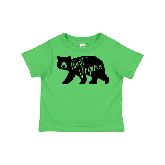 Inktastic West Virginia Black Bear Silhouette Boys or Girls Toddler T-Shirt