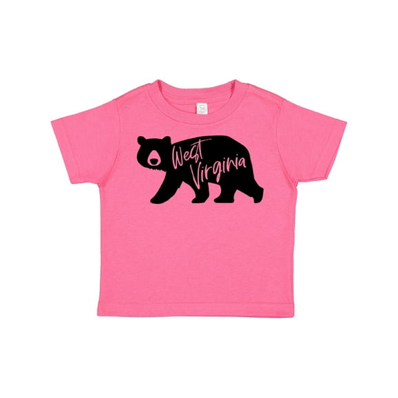 Inktastic West Virginia Black Bear Silhouette Boys or Girls Toddler T-Shirt