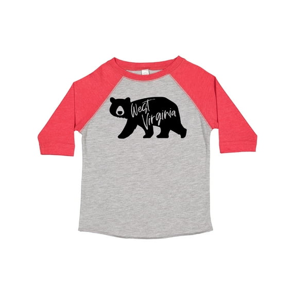 Inktastic West Virginia Black Bear Silhouette Boys or Girls Toddler T-Shirt