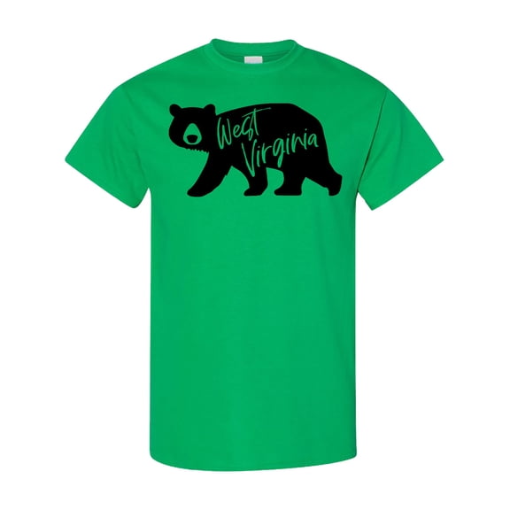 Inktastic West Virginia Black Bear Silhouette T-Shirt