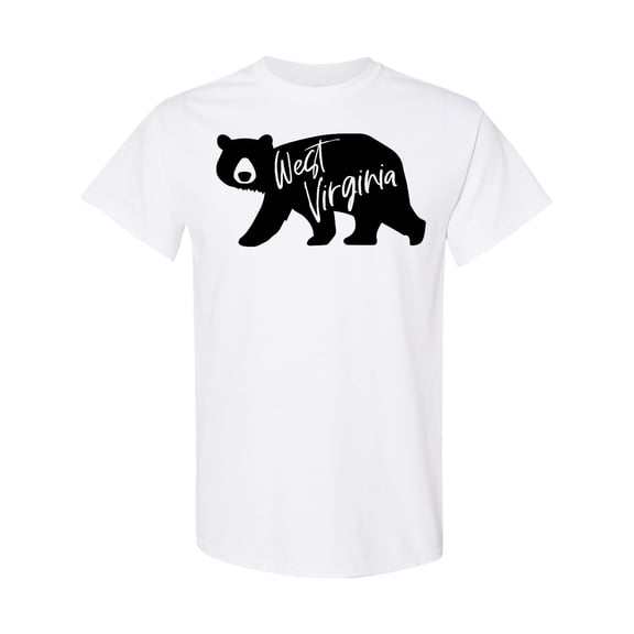 Inktastic West Virginia Black Bear Silhouette T-Shirt