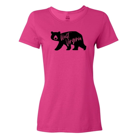 Inktastic West Virginia Black Bear Silhouette Women's T-Shirt