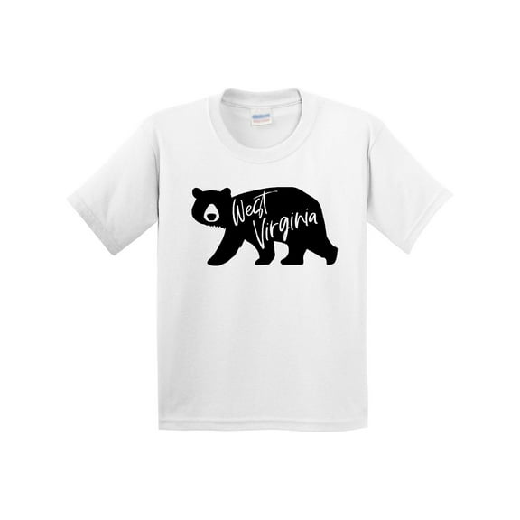 Inktastic West Virginia Black Bear Silhouette Youth T-Shirt