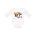 thumbnail image 1 of Inktastic West Virginia Girl- Butterfly Girls Long Sleeve Baby Bodysuit, 1 of 5