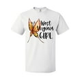 thumbnail image 1 of Inktastic West Virginia Girl- Butterfly T-Shirt, 1 of 5