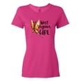 thumbnail image 1 of Inktastic West Virginia Girl- Butterfly Women's T-Shirt, 1 of 5