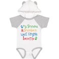 thumbnail image 1 of Inktastic West Virginia Grandma Loves Me Boys or Girls Baby Bodysuit, 1 of 5