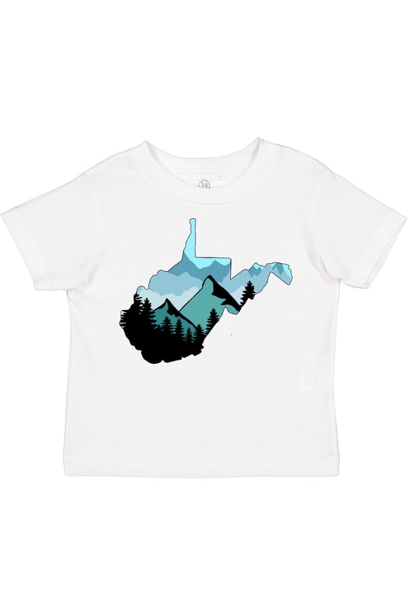 West Virginia Mountain Scene Boys or Girls Toddler T-Shirt